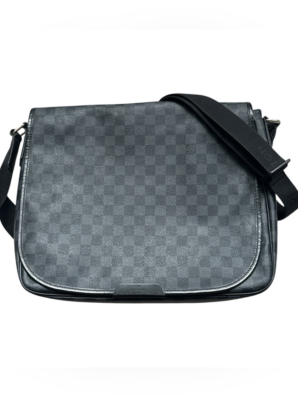 Louis Vuitton Black Damier Graphite Messenger Bag